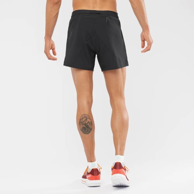 Black Salomon Cross 5'' Men's Shorts | IE EK5734